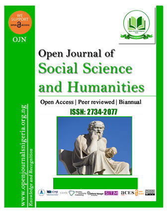 OJSSH - Open Journal of Social Science and Humanities