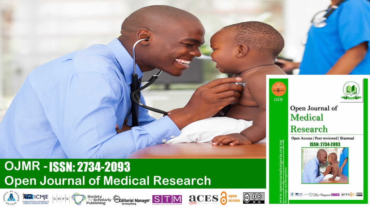 Open Journal of Medical Research <br> (ISSN: 2734-2093)